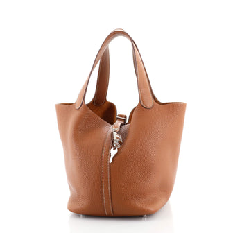 Hermes Picotin Lock Bag Clemence MM