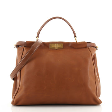 Fendi Peekaboo Bag Soft Leather Large