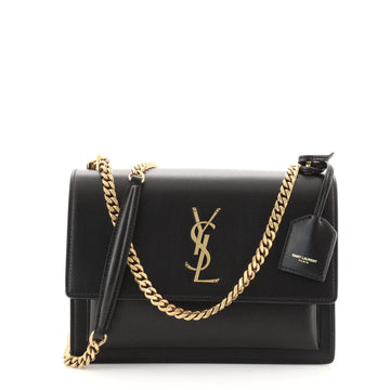 Saint Laurent Sunset Crossbody Bag Leather Medium