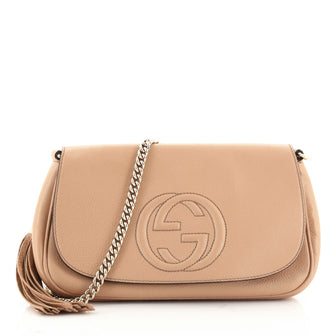 Gucci Soho Chain Crossbody Bag Leather Medium