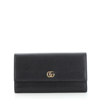 Gucci GG Marmont Continental Wallet Leather Long