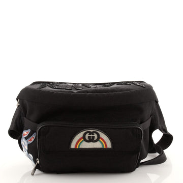 Gucci 80s Patch Convertible Belt Bag Nylon