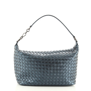 Bottega Veneta Zip Hobo Intrecciato Nappa Small