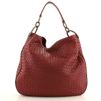 Bottega Veneta Loop Shoulder Bag Intrecciato Nappa Large