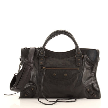 Balenciaga City Classic Studs Bag Leather Medium