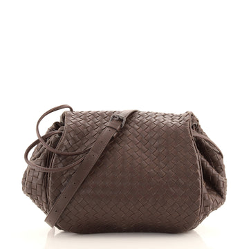 Bottega Veneta Flap Messenger Bag Intrecciato Nappa Small