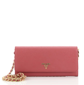 Prada Wallet on Chain Saffiano Leather