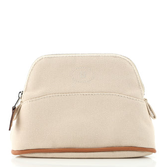 Hermes Bolide Travel Pouch Canvas Mini Mini