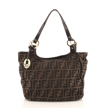 Fendi Chef Tote Zucca Canvas Small