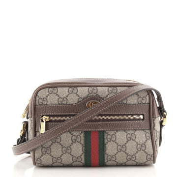 Gucci Ophidia Shoulder Bag GG Coated Canvas Mini
