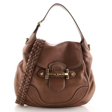 Gucci New Pelham Shoulder Bag Leather Large