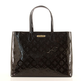 Louis Vuitton Wilshire Handbag Monogram Vernis MM