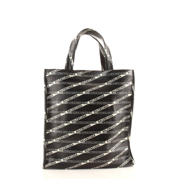 Balenciaga Logo Market Shopper Tote Leather Small
