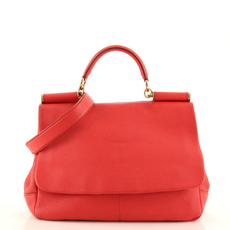Dolce & Gabbana Soft Miss Sicily Bag Leather Medium