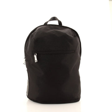 Prada Logo Patch Backpack Tessuto Large