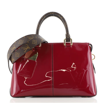 Louis Vuitton Miroir Handbag Vernis with Monogram Canvas