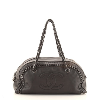 Chanel Luxe Ligne Bowler Bag Leather Medium