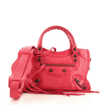 Balenciaga City Classic Studs Bag Leather Mini