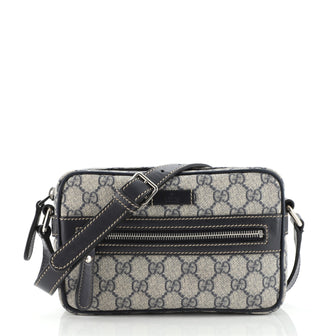 Gucci Front Zip Crossbody GG Canvas Small