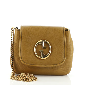 Gucci 1973 Chain Shoulder Bag Leather Small