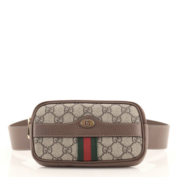 Gucci Ophidia Belt Bag GG Coated Canvas Mini