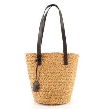 Saint Laurent Panier Basket Shopper Raffia Small