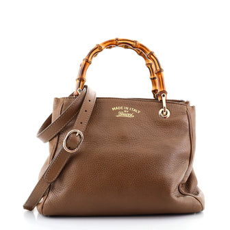 Gucci Bamboo Shopper Tote Leather Small