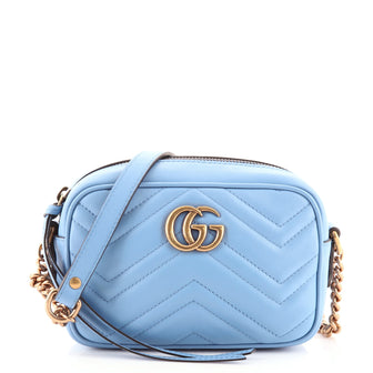 Gucci GG Marmont Shoulder Bag Matelasse Leather Mini