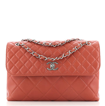 Chanel In The Business Flap Bag Quilted Lambskin Maxi