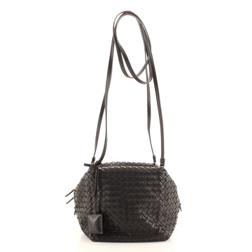 Bottega Veneta Zip Cube Messenger Intrecciato Nappa Small