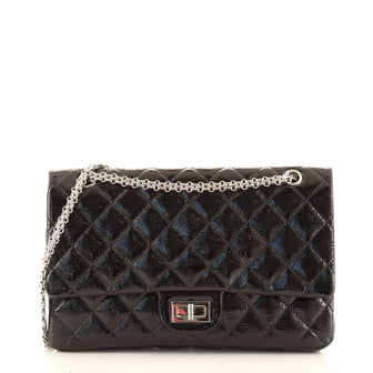 Chanel Reissue 2.55 Flap Bag Quilted Patent Caviar 226