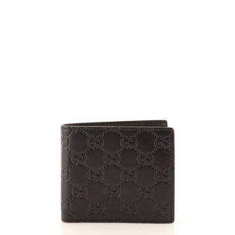 Gucci Signature Bifold Wallet Guccissima Leather