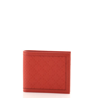 Gucci Bifold Wallet Diamante Leather Compact