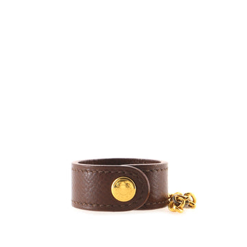 Hermes Glove Holder Bag Charm Leather and Metal