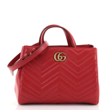 Gucci GG Marmont Tote Matelasse Leather Small
