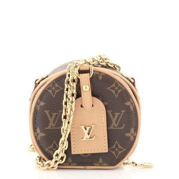 Louis Vuitton Boite Chapeau Necklace Bag Monogram Canvas