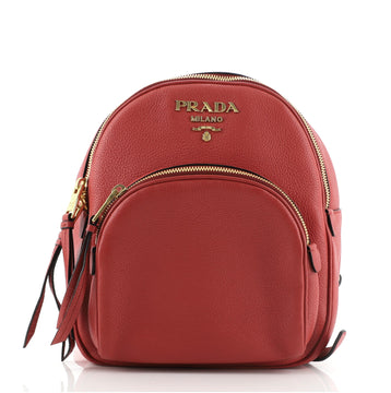 Prada Convertible Front Pocket Backpack Vitello Daino Small