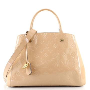 Louis Vuitton Montaigne Handbag Monogram Vernis MM