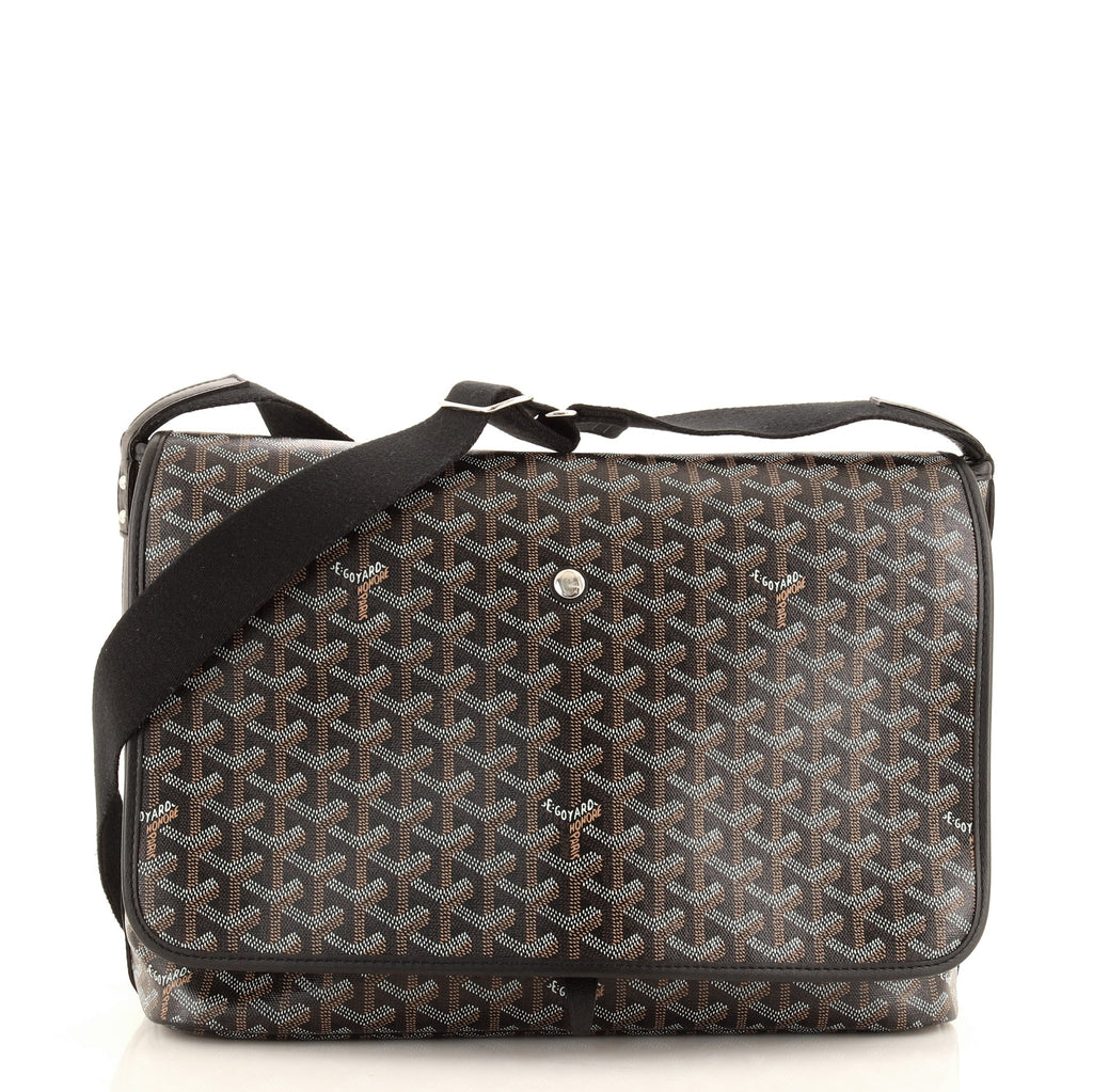Goyard - Capetien MM Messenger / Laptop Bag (Black / Brown) – eluXive