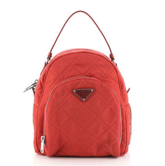 Prada Zaino Backpack Quilted Tessuto