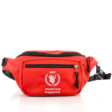 Balenciaga World Food Programme Waist Bag Embroidered Nylon