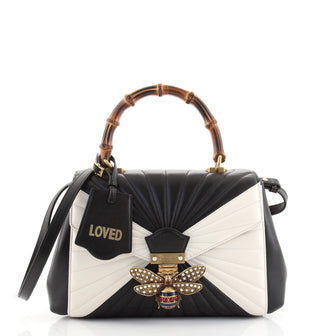 Gucci Queen Margaret Top Handle Bag Multicolor Quilted Leather Medium