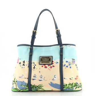 Louis Vuitton Ailleurs Cabas Limited Edition Printed Canvas PM
