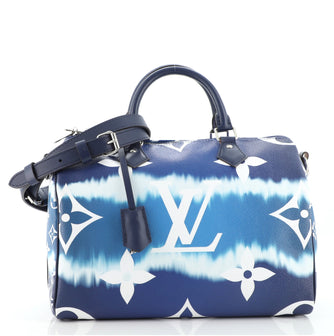 Louis Vuitton Speedy Bandouliere Bag Limited Edition Escale Monogram Giant 30