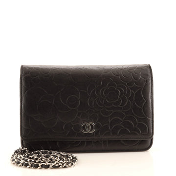Chanel Wallet on Chain Camellia Lambskin