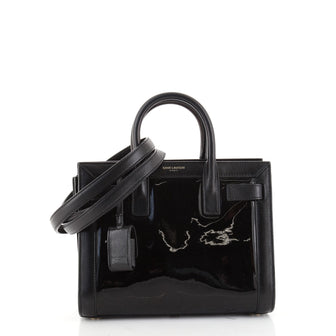 Saint Laurent Sac de Jour NM Bag Patent Nano