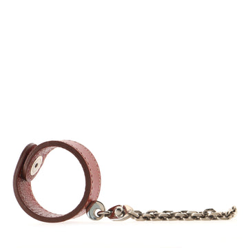 Hermes Glove Holder Bag Charm Leather and Metal