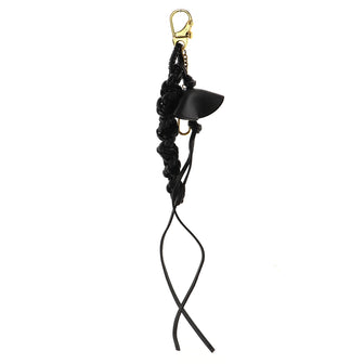 Celine Braided Bag Charm Leather