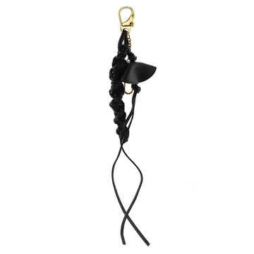 Celine Braided Bag Charm Leather