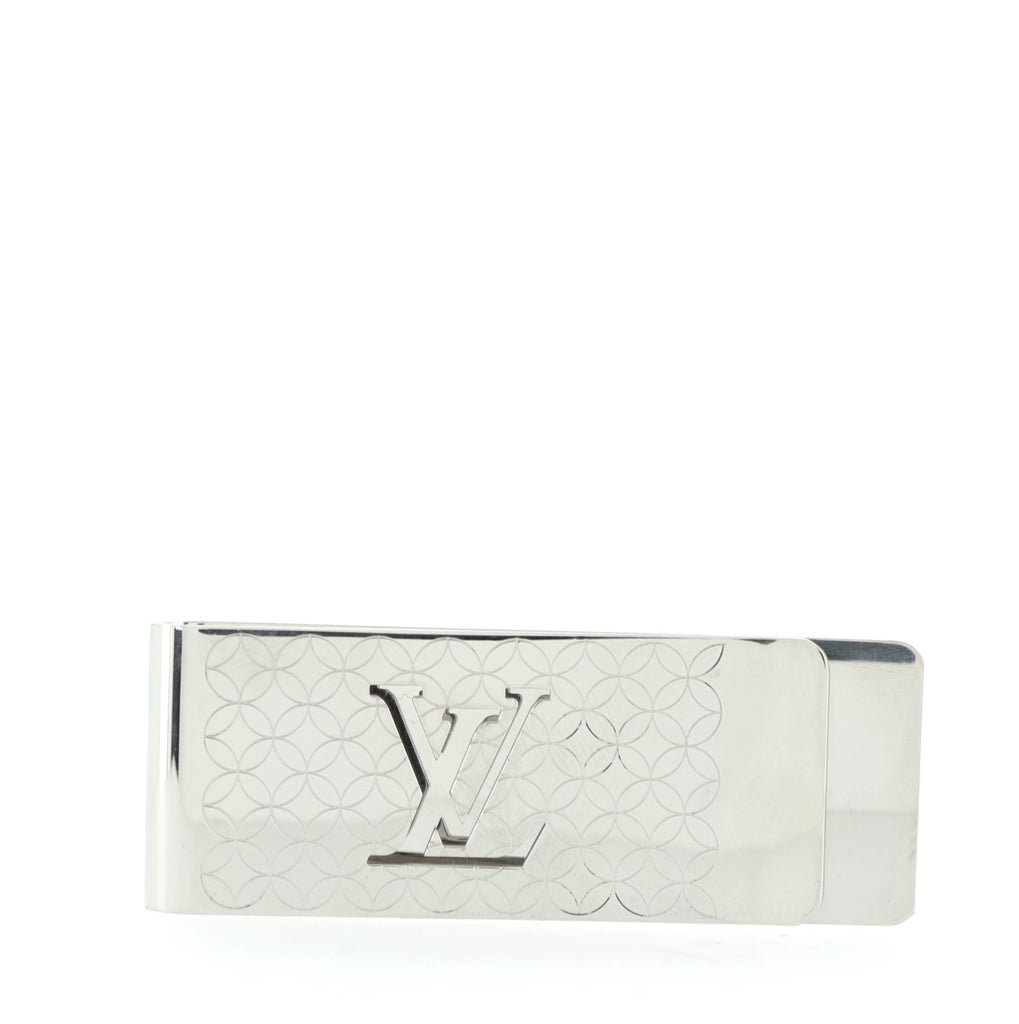 Louis Vuitton Champs Elysees Money Clip Metal Silver 84682424